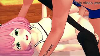 anya wants big cock between her tits but ends up fucking full adult version with titty fuck blowjob