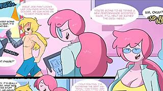 i watch princess bubblegum fuck fin in science experiment with big cocks.