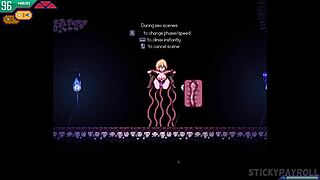 Busty anime girl enjoys multiple penetrations in Monster Girl game