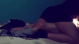 gay party aftermath with friend in holiday setting