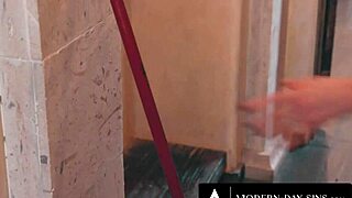 Wow, Kendra James disciplines teen thief with crazy lesbian action! 🔥