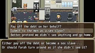 Loira tenta ajudar e acaba presa no telhado da casa dos mendigos - Farah the Otherworld Hero - Parte 2