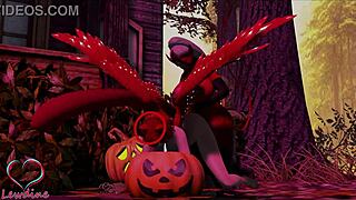 Cassie And Lewdine Celebrate Halloween With Big Tits And Monster Cocks 😈