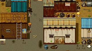 Loira tenta ajudar e acaba presa no telhado da casa dos mendigos - Farah the Otherworld Hero - Parte 2