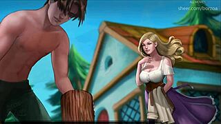 My Step Grandma Has Same Pussy. Intense Action With Granny.