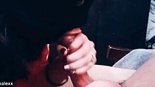 A birthday blowjob from the latina milf girlfriend