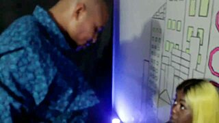 alphonzo layz seduces stripper with big black cock for intense fucking and facial in club fantasy