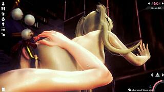 Marie Rose and Nyotengu Lick Each Other's Asses