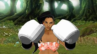 Laura's big ass takes center stage in this POV femdom boxing match