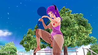 Wanna watch 3D hentai with big ass and tits in fishnet?