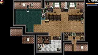 Huge tits on display in public bath harem scene.