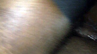 Man, banging my ebony girl till she squirts all over the place. Can't get enough of that wet action!