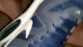 Hey, check out this twink blowing a gay dick in nike airmax?