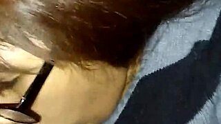 Watch this crazy homegirl swallow cock with her mad skills in intense blowjob action?