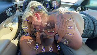 Pips3e3 Sydney in the stairwell with a huge load