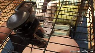 Feel the passion in this interracial sex scene with a milf and blonde couple