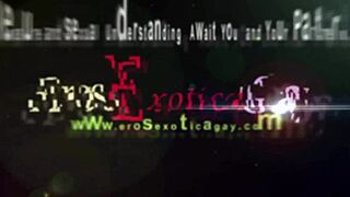 experienced guy gives his cock a self massage