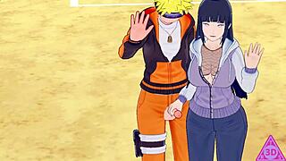 Intense Hinata Blowjob Handjob Session