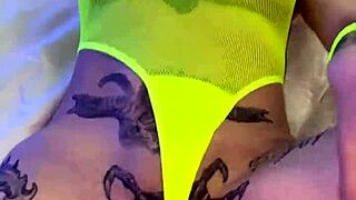 SEXY TATTOOED HOTTIE MISHA MONTANA HOME VIDEO WITH BIG TITS AND ASS