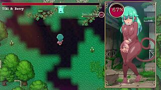 Mage kanade explores futanari dungeon with contrasting sex scenes