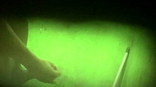 Jerking off in the home bathroom