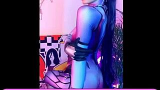I am Widowmaker fucking my ass with toys in Overwatch cosplay.