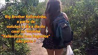 Big Kellenzinha's daily life with partner on YouTube