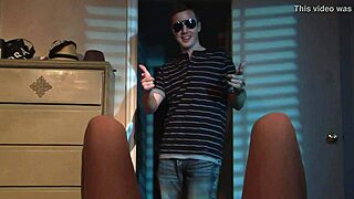 I can't resist showing my sexy nude Halloween look on bed. Just love flaunting my hairy blonde body!