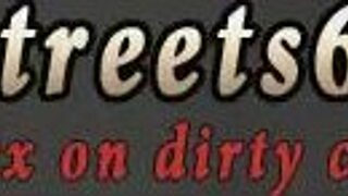 solo teen 18+ uses toys for rough outdoor public romp in hd