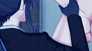 the new employee starts her day in the office