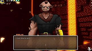 Milf cookies adventure in hornycraft parody