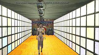 In fallout 4, this brunette character wears beautiful clothes sexily