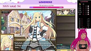 Vtuber Lewdneko Plays Evenicle Part 1 With Intense Creampie Scenes