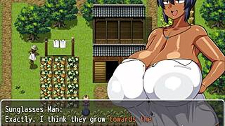 Tanned Natsuki in hentai game ep 3, naked bath feels amazing 😍