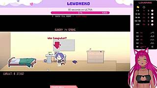 Vtuber Lewdneko Plays Femboy Burgers With Anal Assfucking