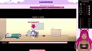 Vtuber Lewdneko Plays Femboy Burgers With Anal Assfucking