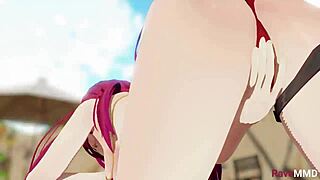 Can a Horny Pirate Resist Fucking Her New Crewmate on the Beach?