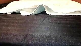 Tied down ebony girl squirting on big black cock 😩