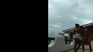 Ever Seen Latina Lunna Vaz Banged Hard On A Party Balcony?