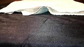 Tied down ebony girl squirting on big black cock 😩