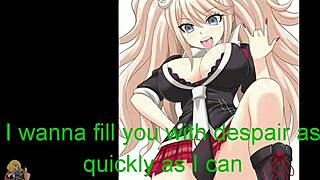 junko enoshima in hentai porn from danganronpa rule 34 anime 😏
