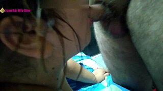 Latina Whore Takes on Hairy Trio in Wild 3some