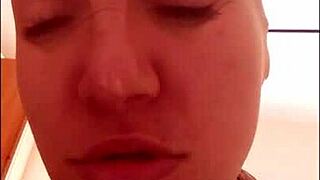 With stockings on my face, I look like a pig with a funny nose