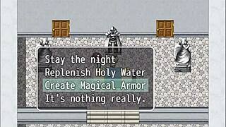 Fucking the Waitress in the Bar While Her Father Watches