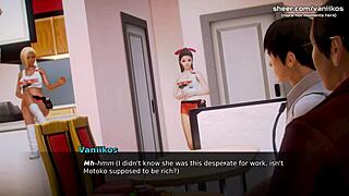 Waifu Academy Teen Stuns at Interview with Perfect Ass and Tits in Gameplay Part 30