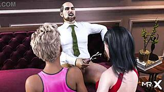 Fashionbusiness Game Double Blowjob Scene E2 21