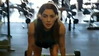 young girl shows big tits and ass in interracial tribute