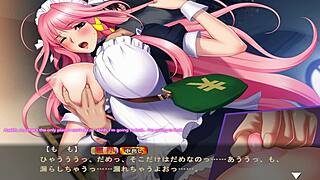 Maid-san and boin game momo scene 2 with big tits and virgin