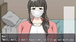 a woman chats with strangers online, showing off her big ass and tits in ayakos scramble part 4