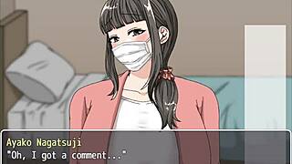 a woman chats with strangers online, showing off her big ass and tits in ayakos scramble part 4